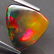 4,86 ct Natural Rainbow Black Opal - 2