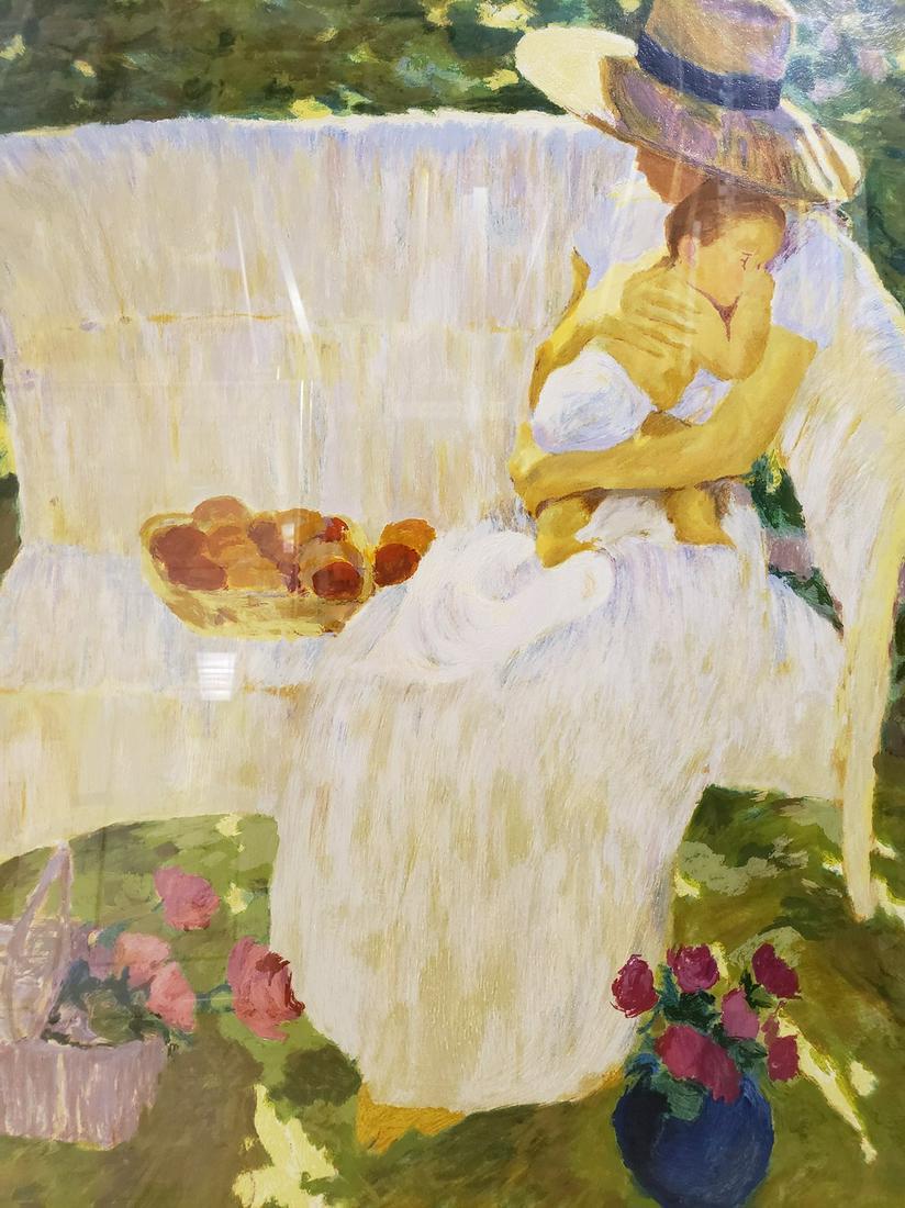 Memories: Title: Memories Maker: Dan McCaw Date/Period: 1993 Medium: Serigraph Size: 44.75" H x 41.5" W x 1.5" D Additional Information: Signed limited edition Reserve: $300.00 Shipping: Domestic: Flat-r