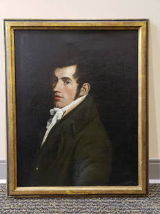 John Blackburn: Title: John Blackburn Maker: John Odie (1761–1807) Origin: UK Date/Period: Late 18th Cent Medium: Oil on canvas Size: 24 x 19.5 In. (61 X 49.5 Cm.) Additional Information: Portrait of john blackburn