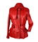Bottega Veneta Jacket Red Leather Trench Inspired 42 / - 3