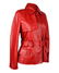 Bottega Veneta Jacket Red Leather Trench Inspired 42 / - 4