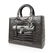 Christian Dior Bag Medium Lady Dior Front Pocket Gray - 5