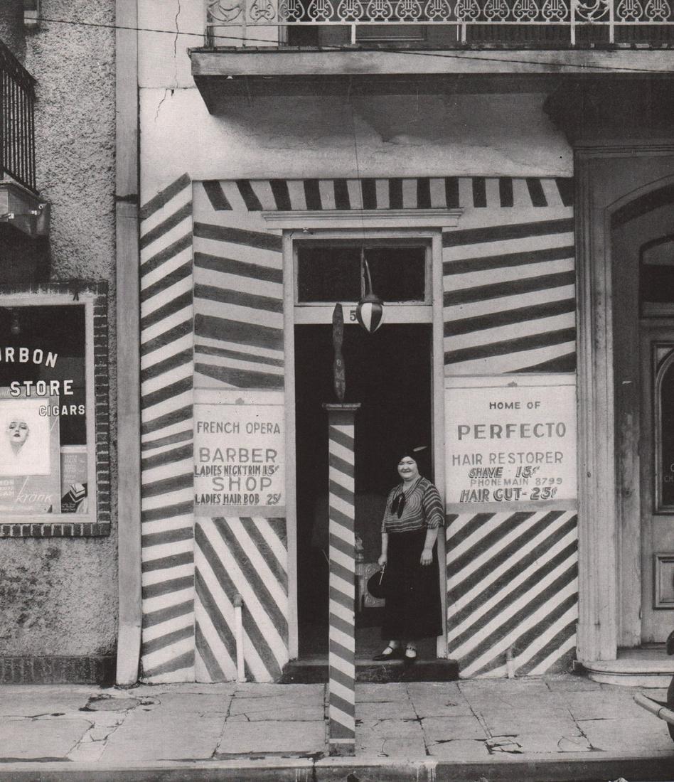 WALKER EVANS - Sidewalk & Shopfront, New Orleans,1935: Artist: WALKER EVANS Print Title: Sidewalk & Shopfront, New Orleans,1935 Printing Date: 1930’s Medium: Photoengraving Printed in: the USA Image Size: 8 x 7” Walker Evans(1903–1975) was one of th