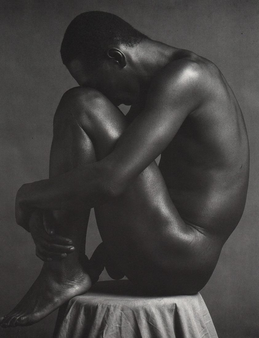 MAPPLETHORPE - Ajitto, 1981: Artist: MAPPLETHORPE Print Title: Ajitto, 1981 Medium: Photolitho Printed 1980’s in Austria Image size (inches) approx. 7.5 x 6” Robert Mapplethorpe was an American photographer, known for his sty