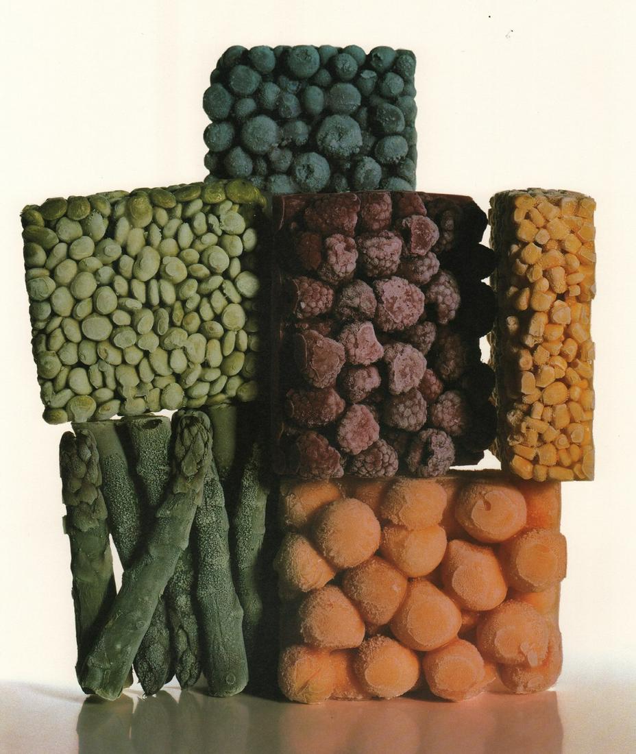 IRVING PENN - Frozen Foods,1977: Artist: IRVING PENN Print Title: Frozen Foods,1977 Medium: Quad-tone Photoengraving Printed 1990’s in the US Image size (inches) approx.9 x 7.5” Irving Penn was an American photographer known for