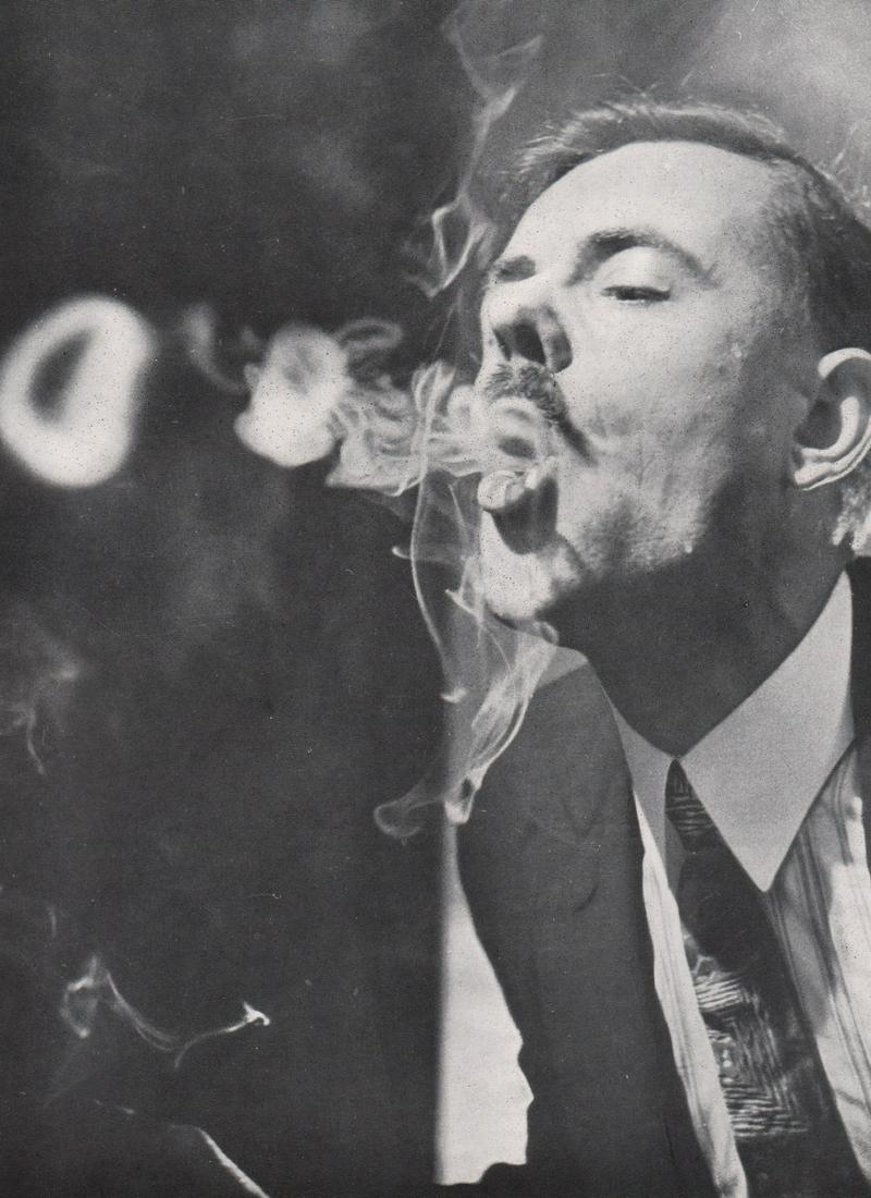 ANDRE STEINER - Smoke Rings: Artist: ANDRE STEINER Print Title: Smoke Rings Medium: Photoengraving Printed 1930’s in the UK Image size (inches) approx. 8 x 6” Reserve: $25.00 Shipping: Domestic: Flat-rate of $15.00 to anywher