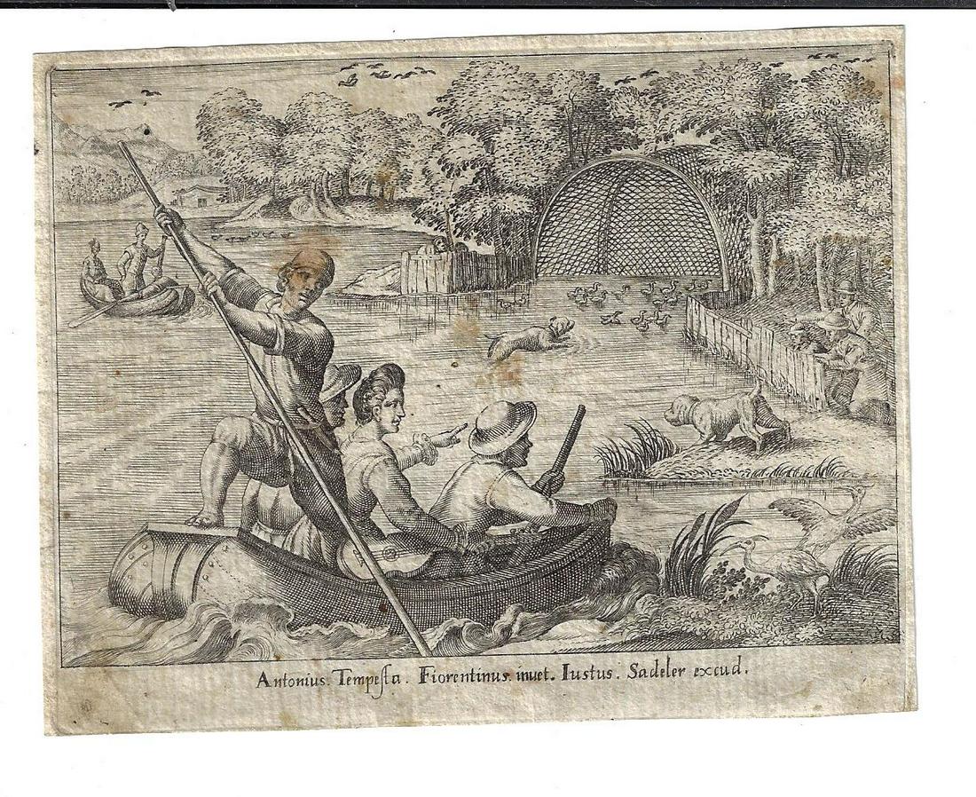 c1600 Engraving Justus Sadeler and Antonius Tempesta (1 of 2)