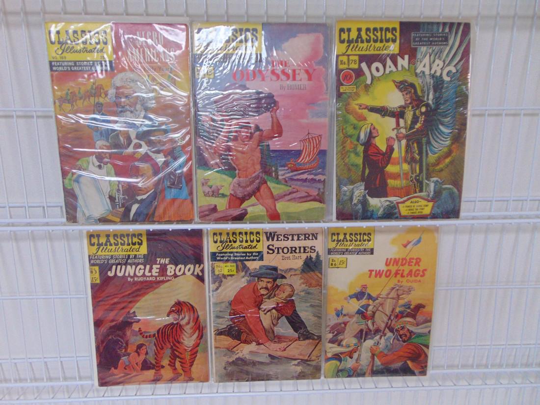 Lot of 6 Vintage Classics Illustrated (1 of 3)