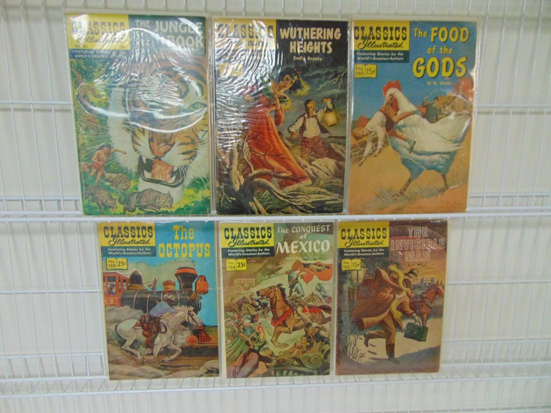 Lot of 6 Vintage Classics Illustrated (1 of 3)