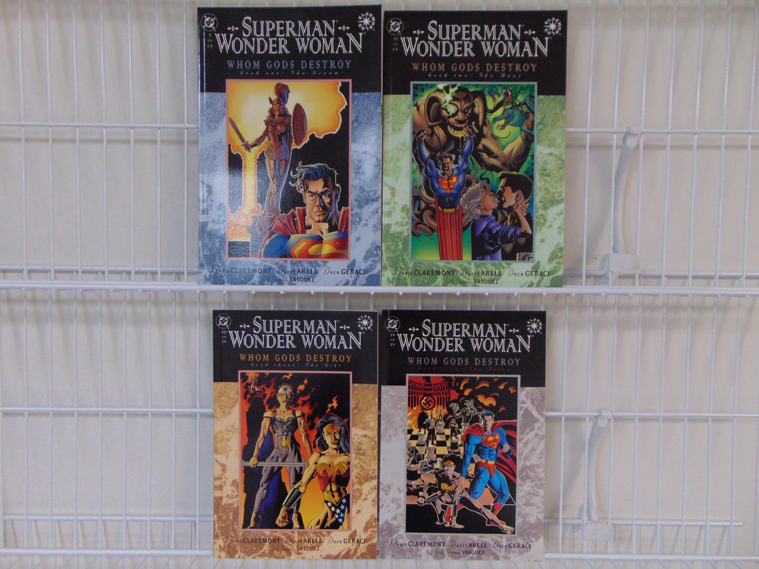 Superman/ Wonder Woman Prestige 1-4: No Reserve! Superman/ Wonder Woman Prestige 1-4 Shipping: Domestic: Flat-rate of $14.99 to anywhere within the contiguous U.S. International: Foreign shipping rates are determined by destination. Comb