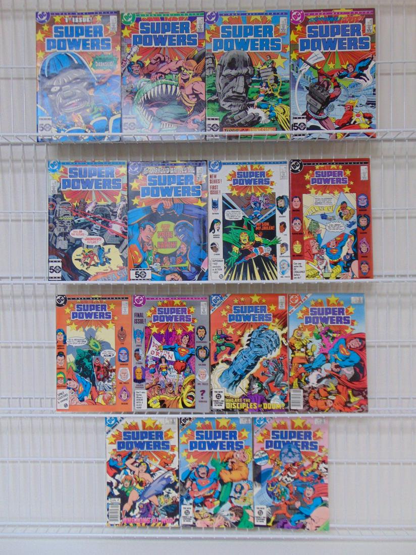 Super Powers Lot complete Sets: No Reserve! Super Powers Lot complete Sets Shipping: Domestic: Flat-rate of $14.99 to anywhere within the contiguous U.S. International: Foreign shipping rates are determined by destination. Combined 