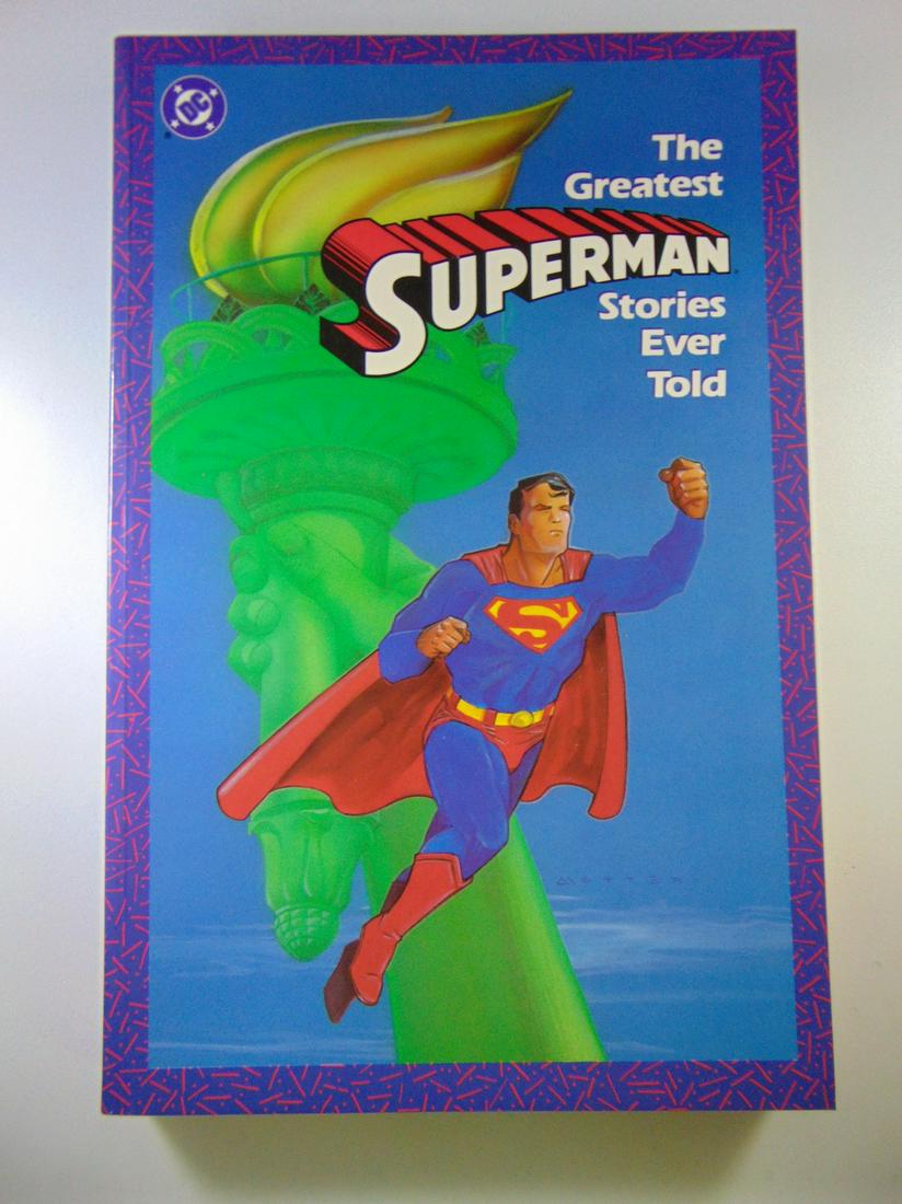 Greatest Superman Stories Ever Told SB: No Reserve! Greatest Superman Stories Ever Told SB Shipping: Domestic: Flat-rate of $14.99 to anywhere within the contiguous U.S. International: Foreign shipping rates are determined by destination. C