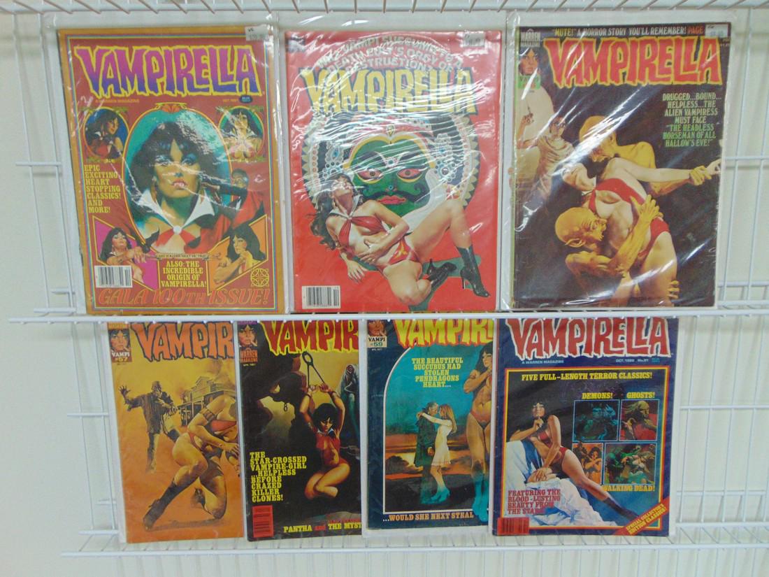 Lot of Vampirella Magazines (1 of 1)