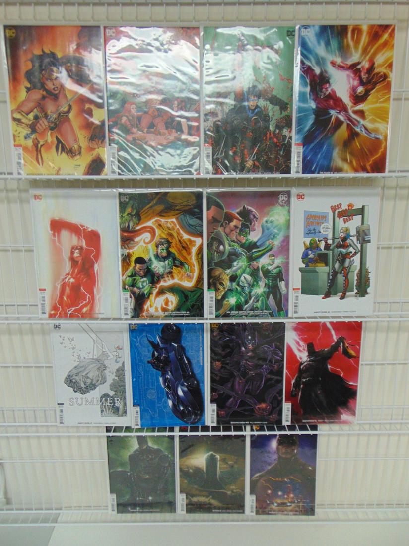 Lot of Hot DC Variant Cover Comics (1 of 3)
