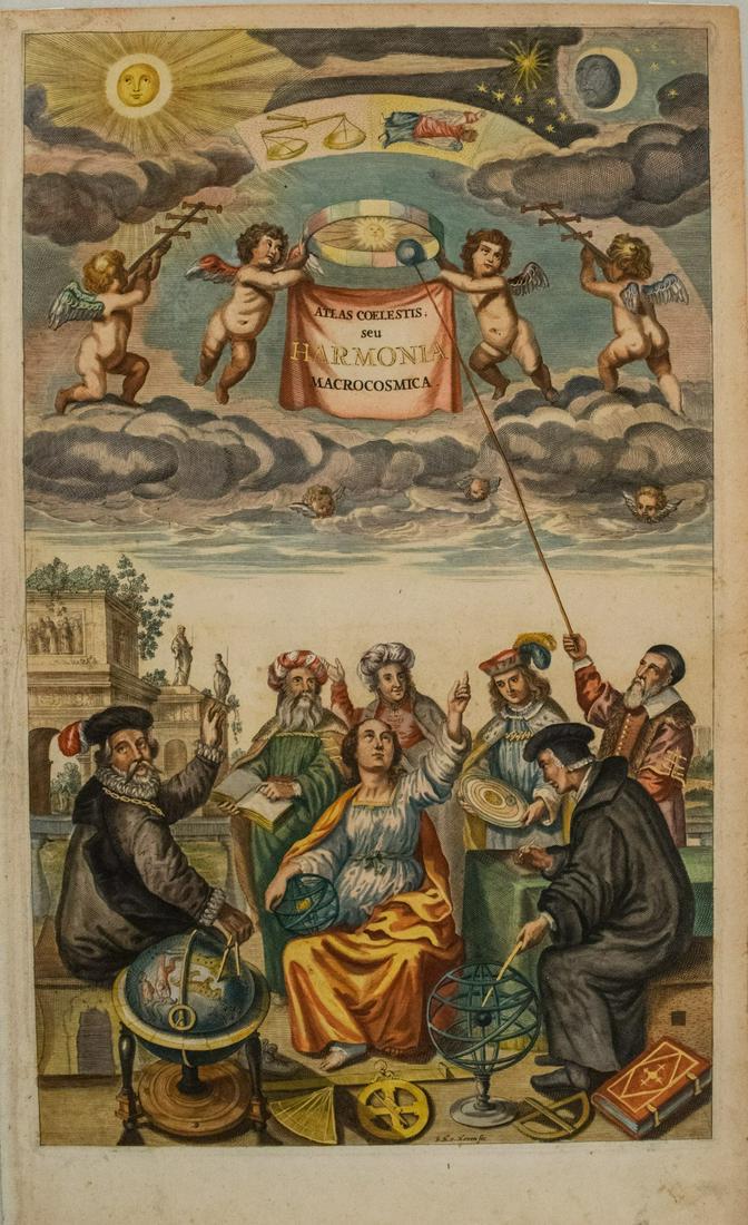 1660 Cellarius Celestial Atlas Title Page -- Atlas (1 of 1)