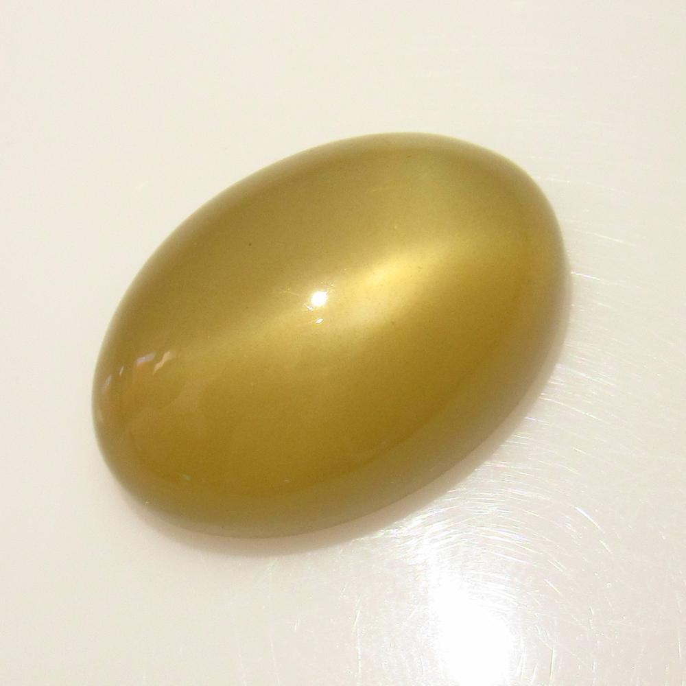 26.14 Ct Genuine Moonstone Catseye Oval Cab (1 of 2)