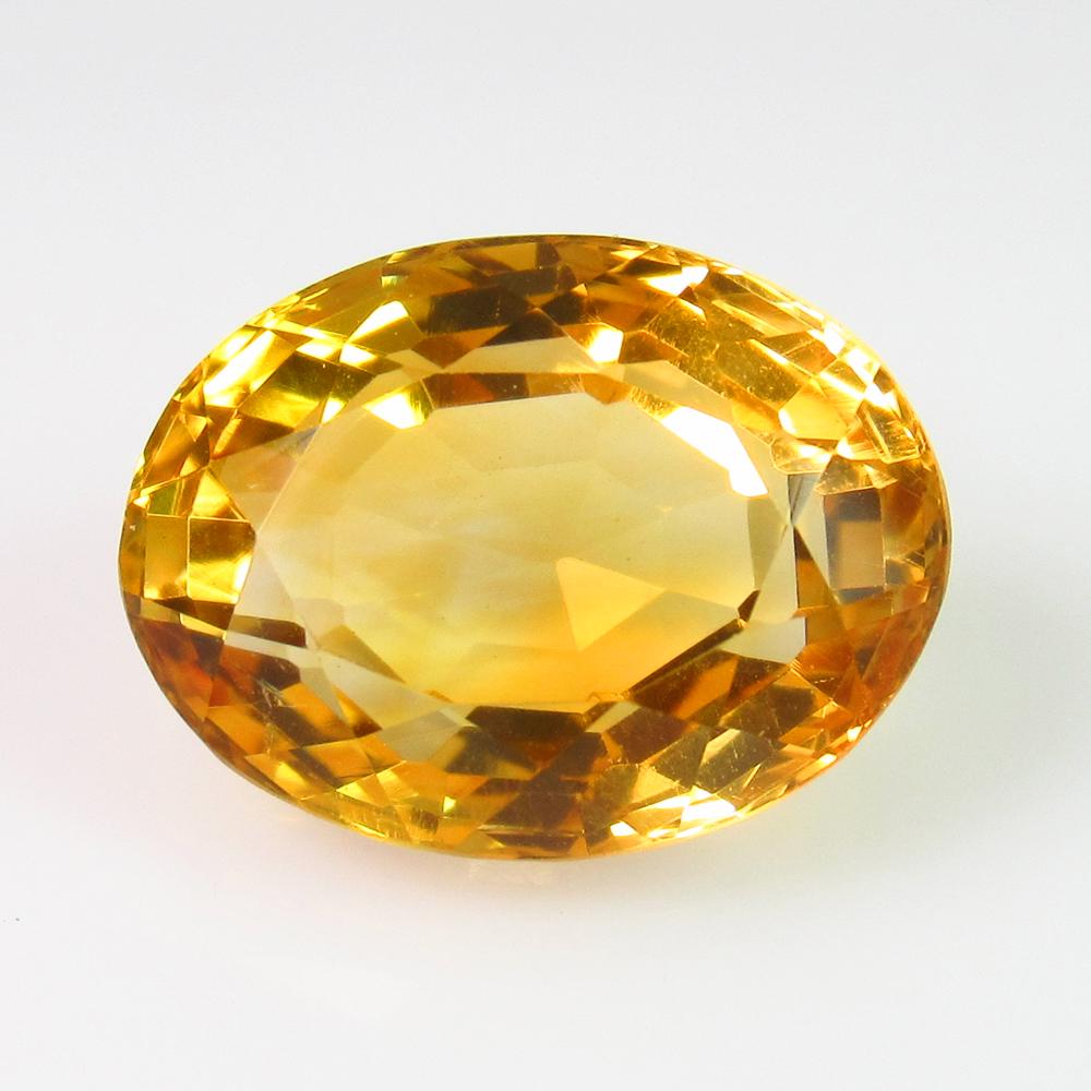9.36 Ct Genuine Yellow Citrine Oval Cut (1 of 2)