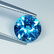 Natural Blue Topaz Round Cut 3.15 ct - 4
