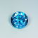 Natural Blue Topaz Round Cut 3.30 ct