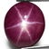 10.91-Carat Unheated Purplish Red Star Ruby from India
