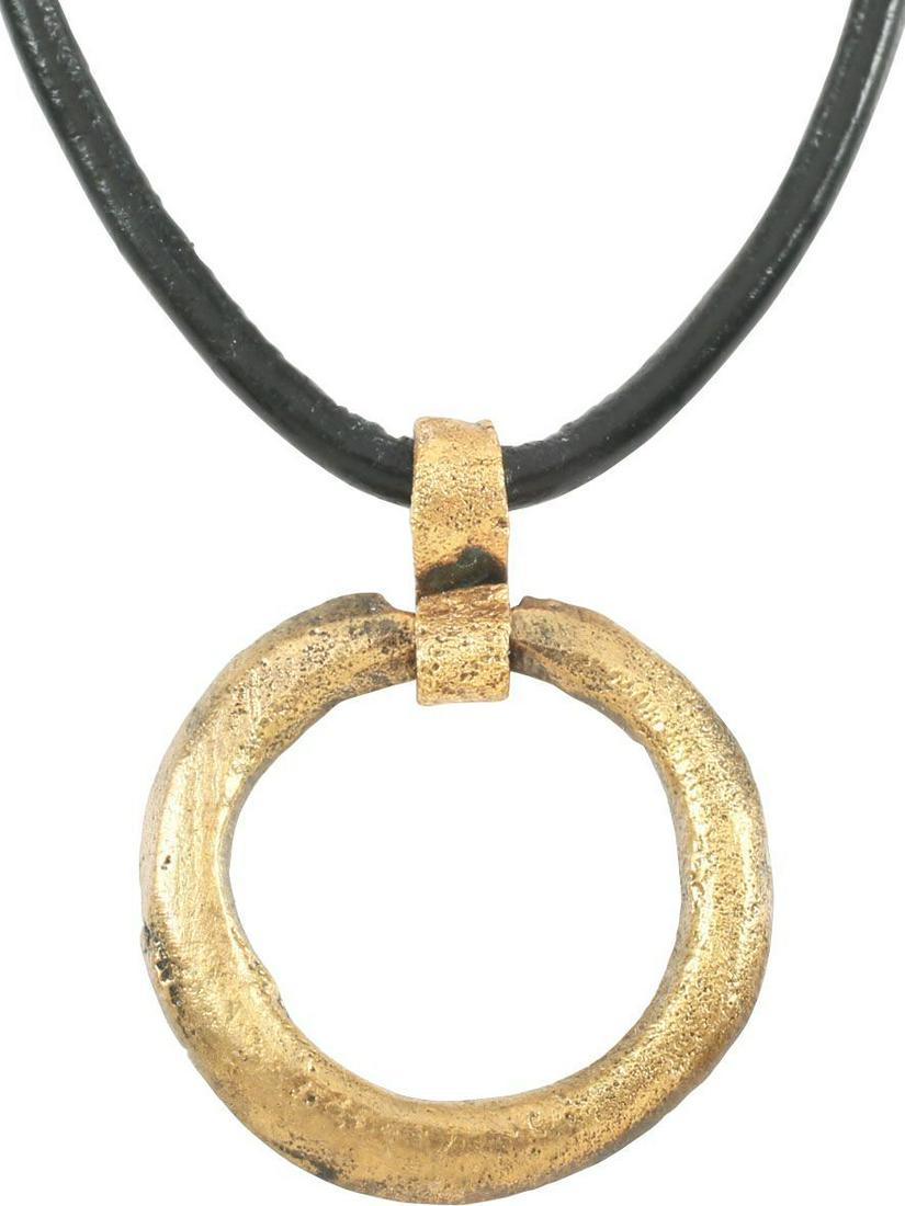 VIKING PROTECTIVE BROOCH C.850-1000 AD: Worn in numbers on the surface of the jerkin, these small metal brooches provided a measure of protection against sword cuts and, in fact, were a form of armor. See current Public Television programmi