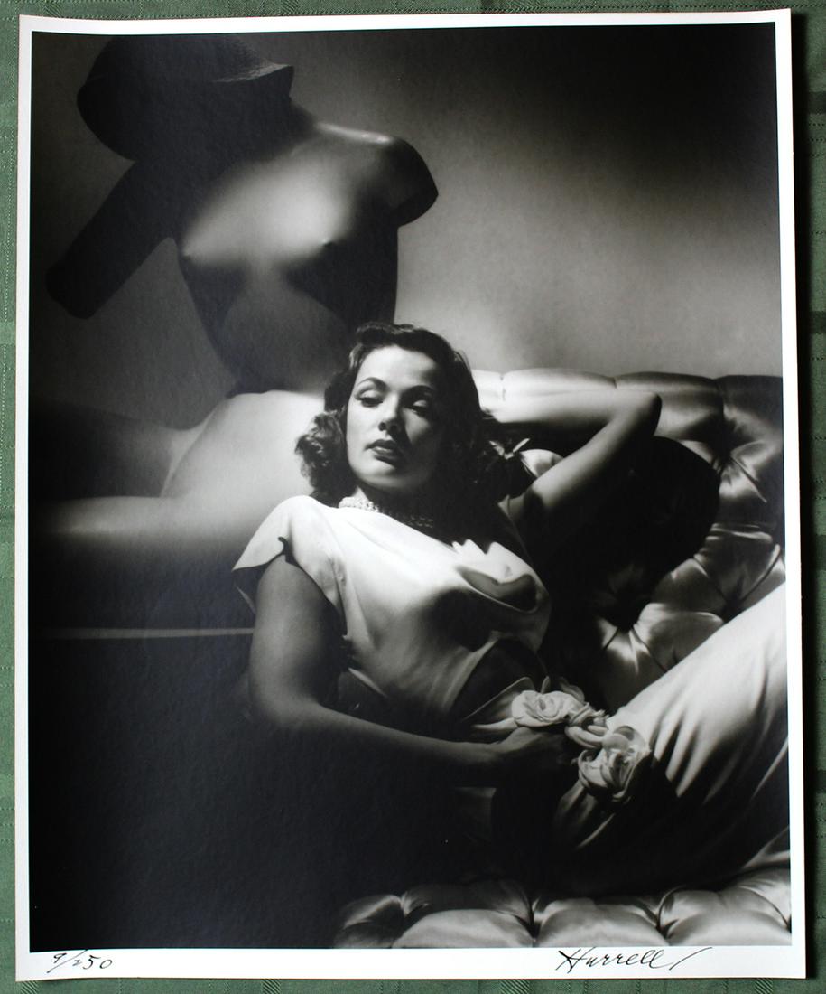 Gene Tierney signed & numbered by George Hurrell 3rd (1 of 1)