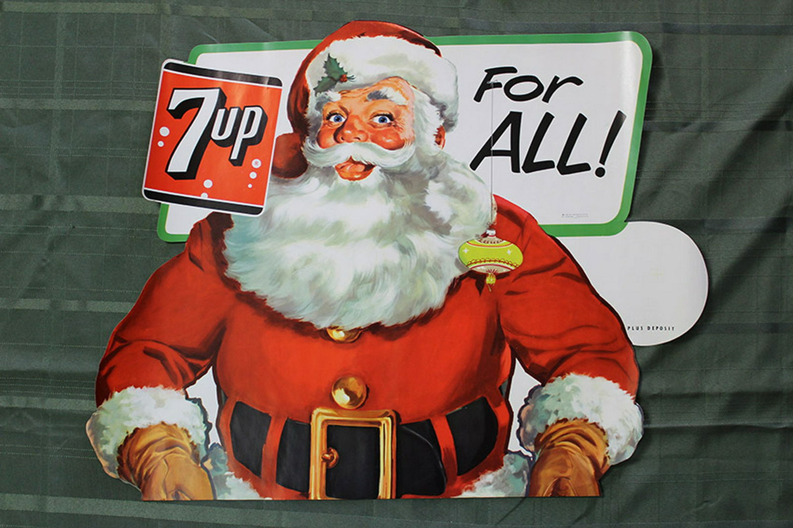 7UP Santa (USA, 1952) 22" x 25.5" US Advertising Poster (1 of 1)