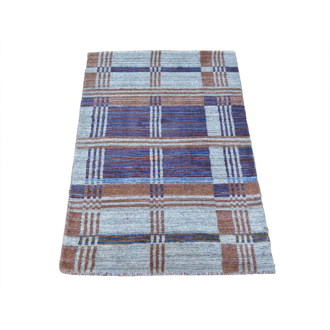 Hand Loomed Geometric Design Modern Oriental Rug (1 of 5)
