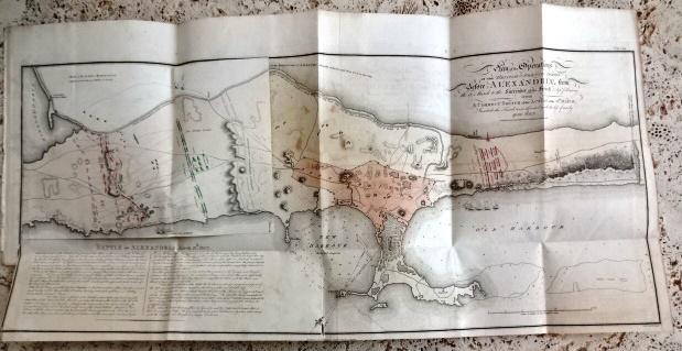 1803 Large Folding Plan Operations in Alexandria (1 of 3)