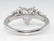 GIA 2.71ct Estate Vintage Heart Diamond 3 Stone - 2