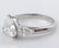 GIA 2.71ct Estate Vintage Heart Diamond 3 Stone - 5