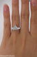 GIA 2.71ct Estate Vintage Heart Diamond 3 Stone - 8