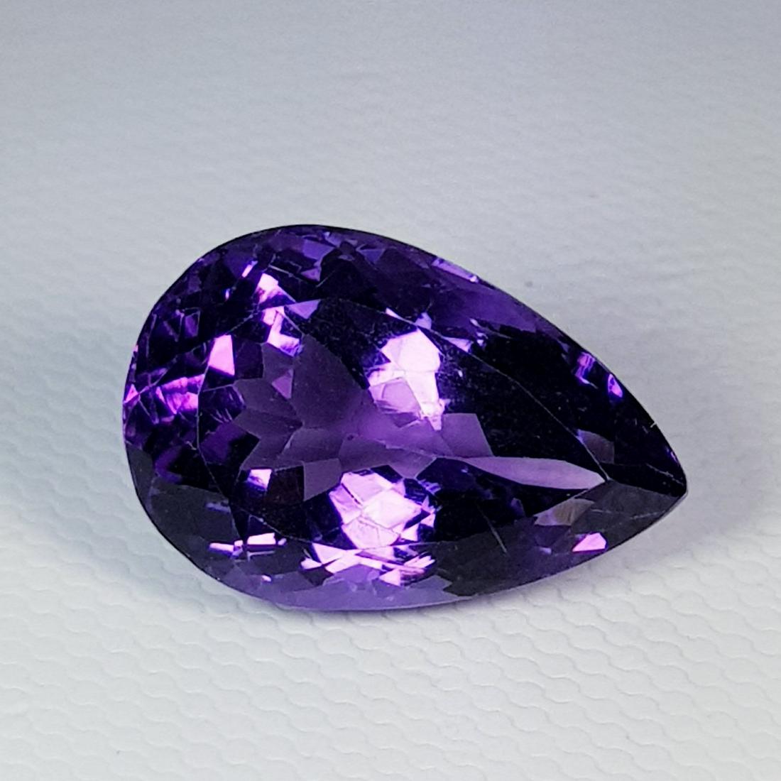 Natural Amethyst Pear Cut 10.25 ct (1 of 5)