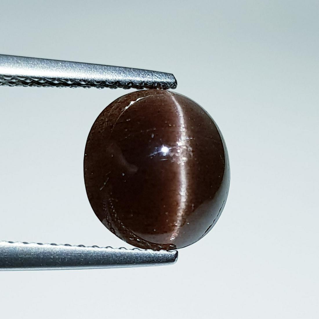 4.05 ct Natural Scapolite Cat's Eye: No Reserve! Title: 4.05 ct Natural Scapolite Cat's Eye Color/Clarity: Opaque Gemstones: Loosegemstone Carat Weights: 4.05 Size/Dimensions: 10.30 x 9.60 x 5.70 Additional Information: Oval - Africa Shi