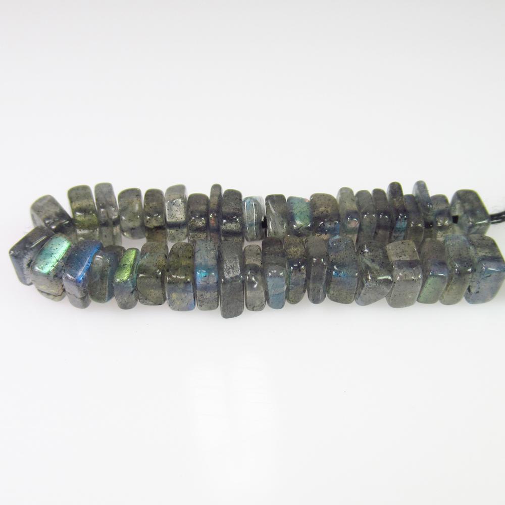 18.12 Ct Genuine 53 Labradorite Drilled Square Beads: No Reserve! Title: 18.12 Ct Genuine 53 Labradorite Drilled Square Beads Stone Clarity: Transparent Gemstones: Natural Labradorite Beads Carat Weights: 18.12 Size/Dimensions: 3.90 - 4.50 / 53 PC's Addi