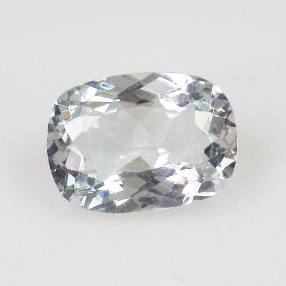 2.27 Ct Genuine Aquamarine Cushion Cut (1 of 2)