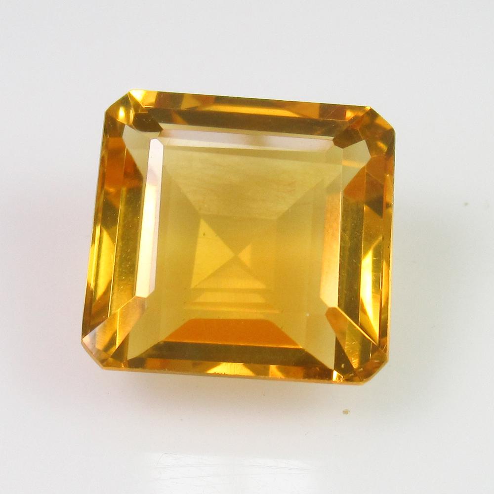 6.50 Ct Genuine Yellow Citrine 11.5X11.5 mm Square Cut: No Reserve! Title: 6.50 Ct Genuine Yellow Citrine 11.5X11.5 mm Square Cut Stone Clarity: VVS Gemstones: Natural Citrine Carat Weights: 6.50 Size/Dimensions: 11.40 x 11.40 x 6.50 mm Additional Informat