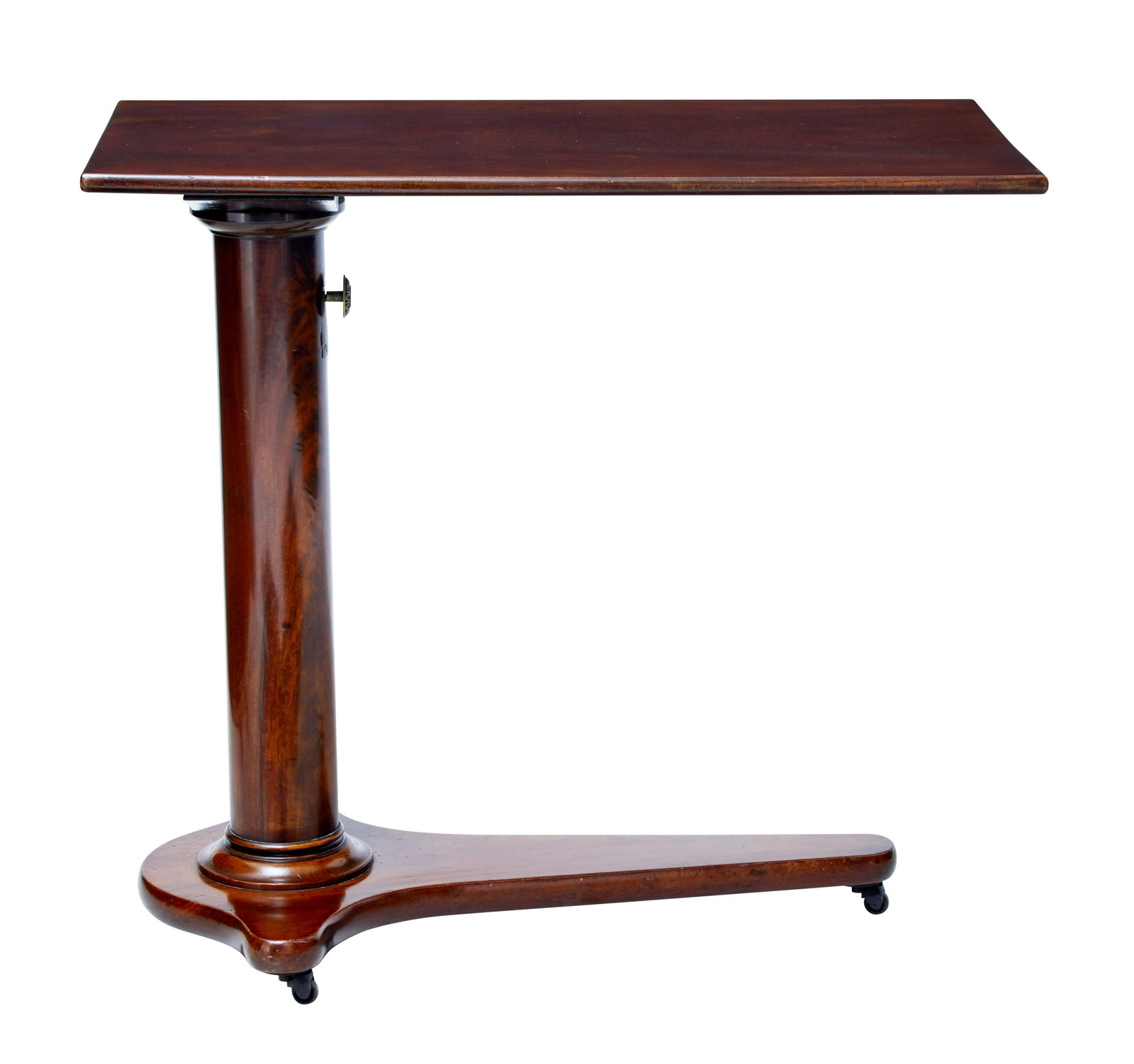 19TH CENTURY WILLIAM IV METAMORPHIC MAHOGANY TABLE: Title: 19TH CENTURY WILLIAM IV METAMORPHIC MAHOGANY TABLE Dimensions: Height; 29.75 inches / 76CM; Width; 32" inches / 81CM; Depth; 18.5 inches / 47CM Description: FINE QUALITY WILLIAM IV MAHOGANY ADJ