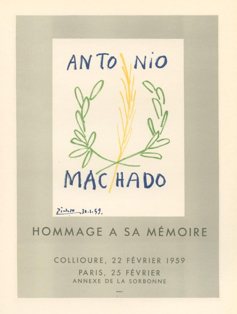 Pablo Picasso lithograph poster "Hommage a Antonio (1 of 1)