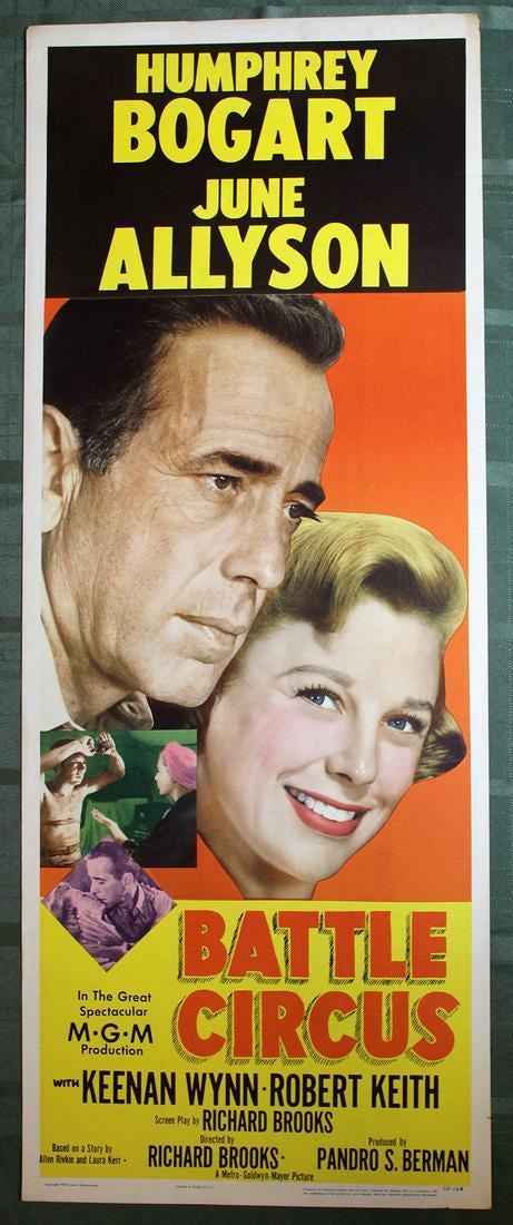 Battle Circus (USA, 1953) US Insert Movie Poster (1 of 1)