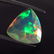 1.62 Ctw Natural Ethiopian Multi-Color Opal Trillion - 2