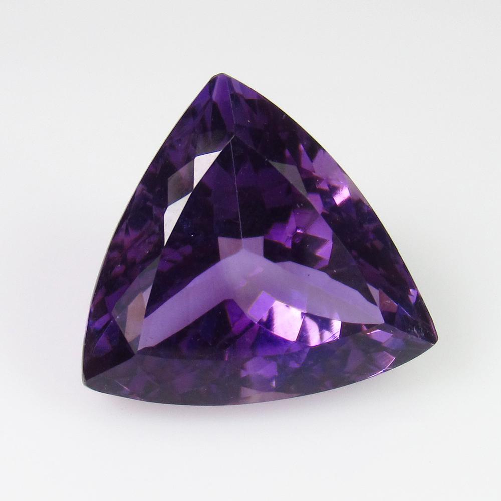 9.53 Ctw Natural Purple Amethyst Trillion Cut (1 of 2)