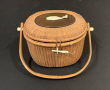 Nantucket Lightship Basket Purse, c. 1970 (1 of 6)