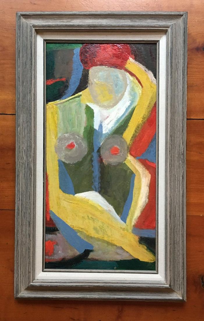 Louis Ferretti Oil On Board Portrait (1 of 2)