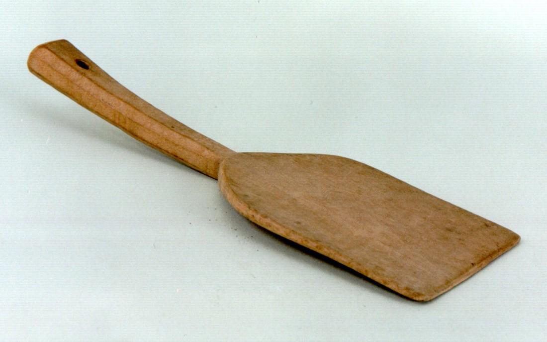 A Good Curly Maple Butter Paddle (1 of 1)