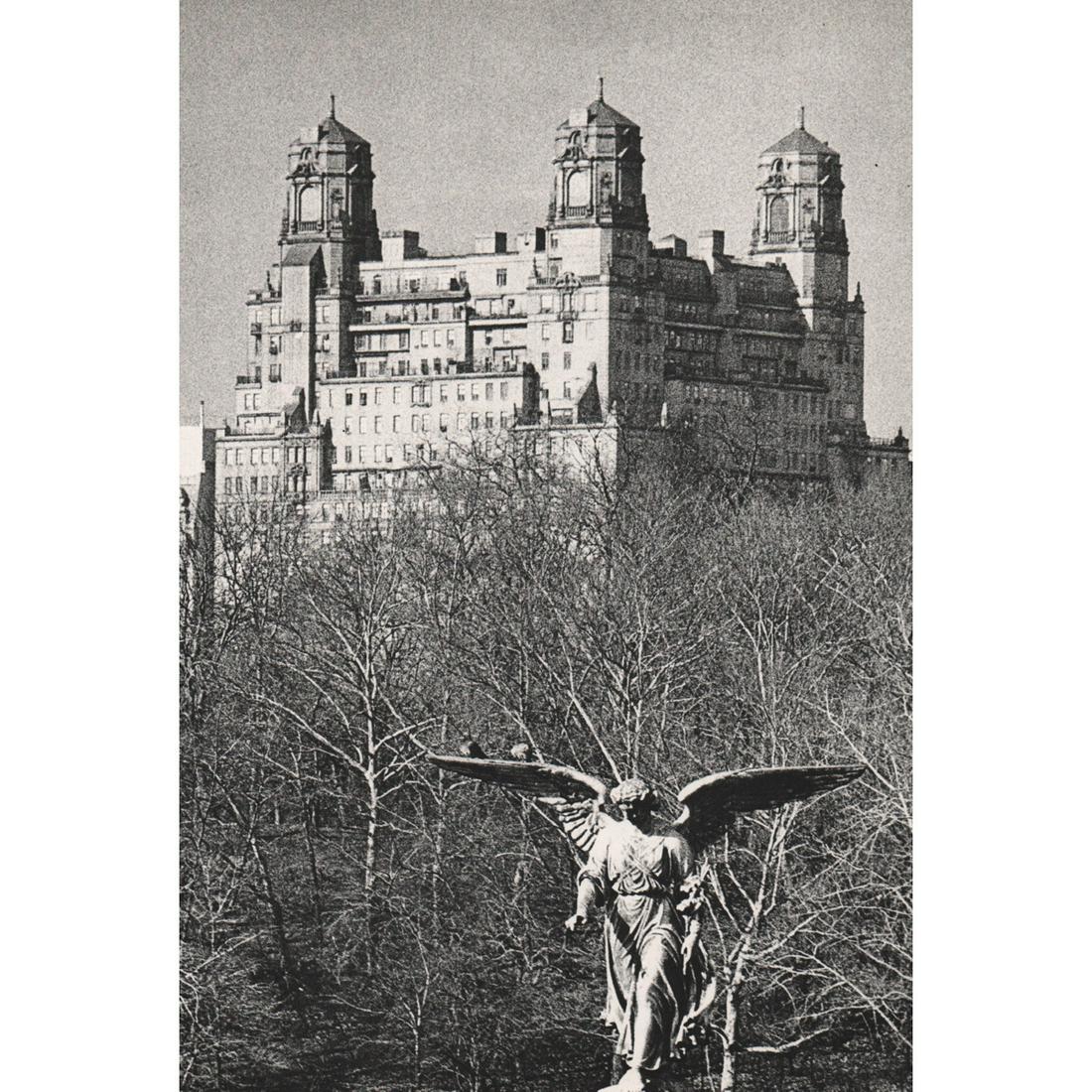 ANDRE KERTESZ - Angel of the Waters, Central Park: Artist: ANDRE KERTESZ Print Title: Angel of the Waters, Central Park, NYC 1966 Medium: Sheet-Fed Gravure Printing date: 1970's Printed in Japan Image size approx. 10 x 6.5 inches Andre Kertesz (1894-1