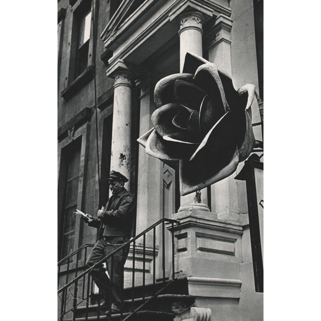 ANDRE KERTESZ - Postal Delivery, New York City 1965: Artist: ANDRE KERTESZ Print Title: Postal Delivery, New York City 1965 Medium: Sheet-Fed Gravure Printing date: 1970's Printed in Japan Image size approx. 10 x 6.5 inches Andre Kertesz (1894-1985) bor