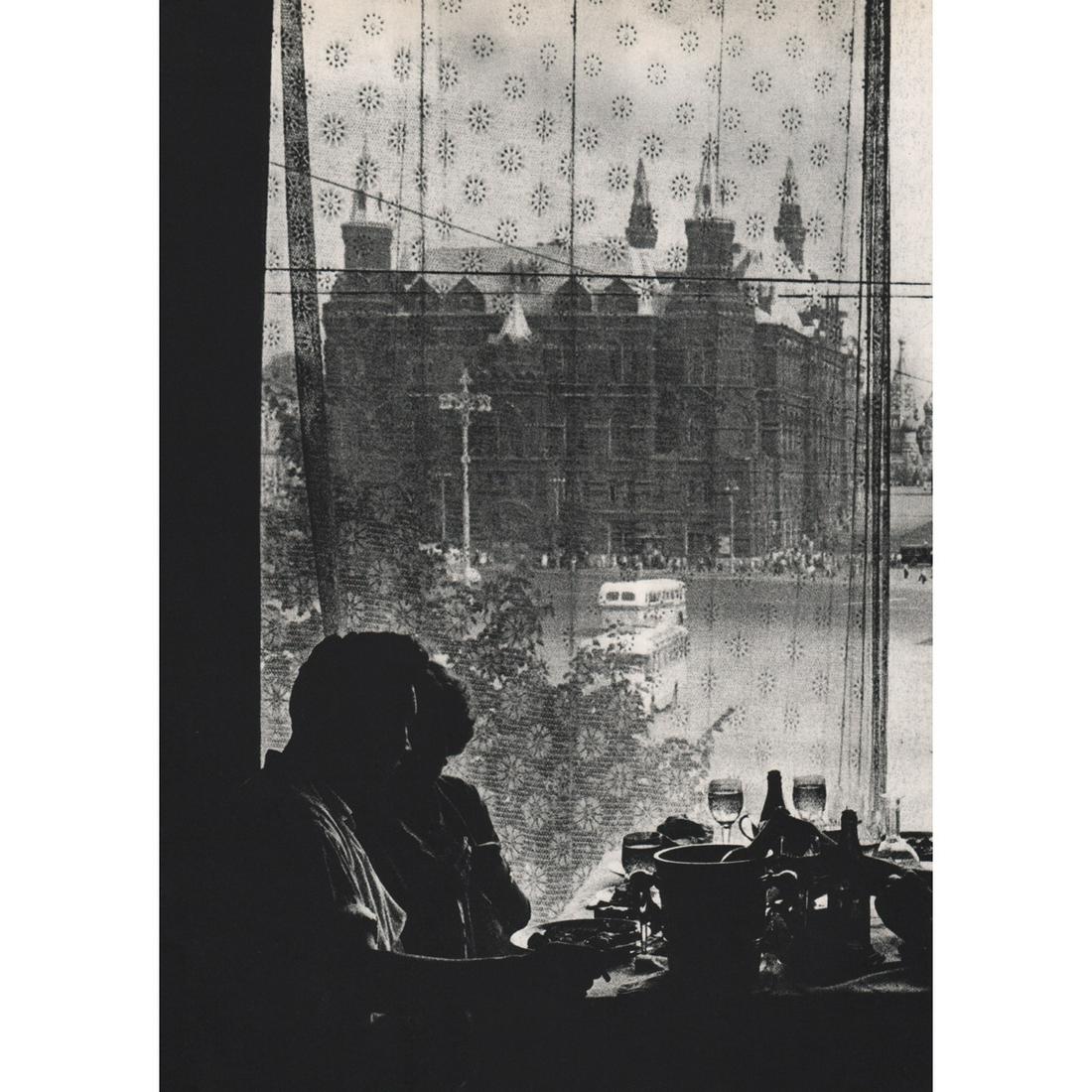 WILLIAM KLEIN - National Hotel Restaurant, Museum of: Artist: WILLIAM KLEIN Print Title: National Hotel Restaurant with a view of The Museum of History, Moscow National Hotel is one of the oldest hotels in Moscow. It is situated in the heart of city, at