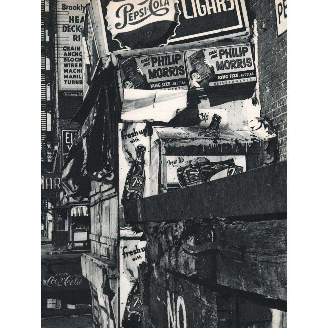 WILLIAM KLEIN - New York Billboards: Artist: WILLIAM KLEIN Print Title: New York Billboards Medium: Sheet-fed Gravure Printing Date: 1950's Printed in Switzerland Image Size Approx. 10.5 X 8 inches William Klein an American-born French p