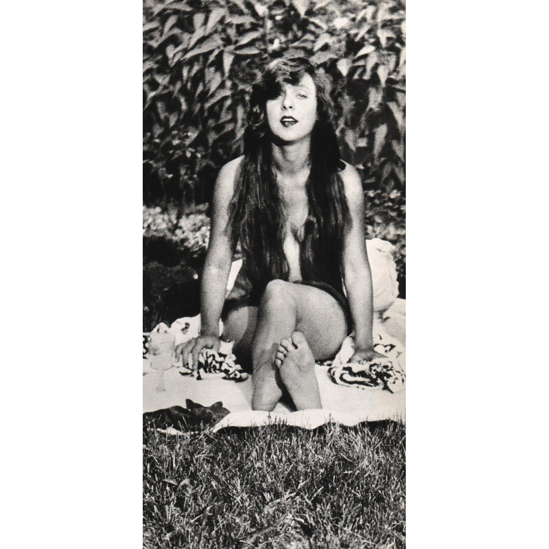 JACQUES HENRI LARTIGUE - Yvonne Printemps, 1926: Artist: JACQUES HENRI LARTIGUE Print Title: Yvonne Printemps at Royan, 1926 vonne Printemps (1894-1977) was a French singer and actress who achieved stardom on stage and screen in France and internati